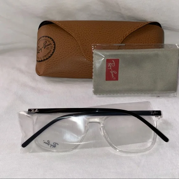 New RayBan RB 7185 Crystal Eyeglass Frame - Picture 2 of 4